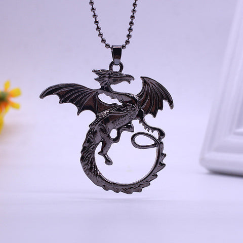 Game Of Thrones Necklace Targaryen Dragon Badge Necklace