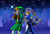 Legend of Zelda Ocarina of Time Blue 12 Holes Ceramic Alto C
