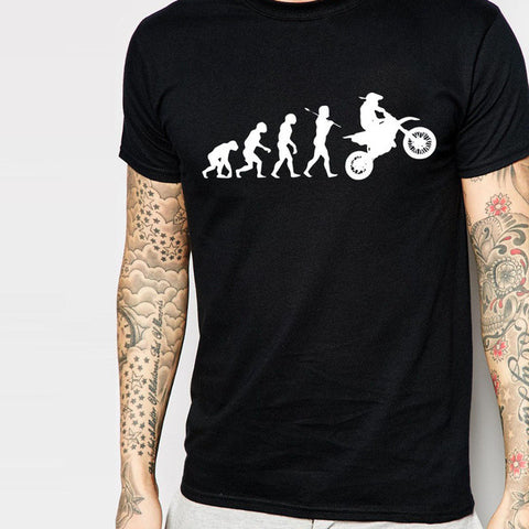 Evolution Motocross Funny Men's T-Shirt