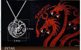 Game of Thrones necklace Targaryen Dragon Badge Necklace pendant