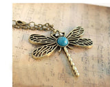 Game Of Thrones Sansa Stark Vintage Dragonfly Pendant Necklace