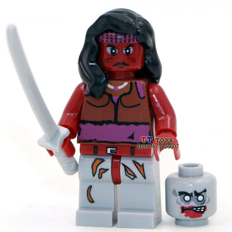 The Walking Dead Michone Lego Mini Figure