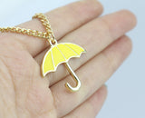 How I Met Your Mother Yellow Umbrella Necklace Pendant