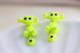 New Cute Kitten Cat Stud Earrings Multiple Color