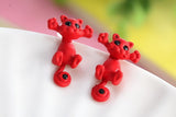 New Cute Kitten Cat Stud Earrings Multiple Color