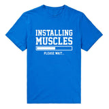 Installing Muscles Please Wait Funny Men's T-Shirt