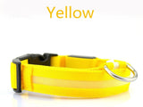 LED Dog Collar Nylon Night Safety LED Flashing Glow LED