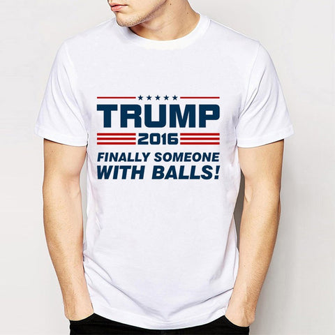 Finally Someone With Balls Donald Trump Men's T-Shirt
