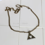 Legend of Zelda Triforce Gold Chain Necklace Pendant