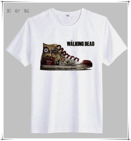 The Walking Dead Funny Walker Shoe T Shirt