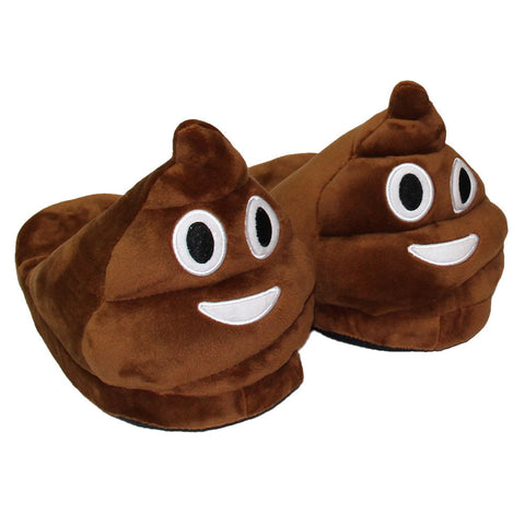 Poop Emoji Men's Slippers