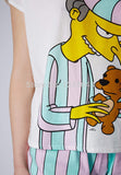 Simpsons Mr. Burns Pajama Set Womens