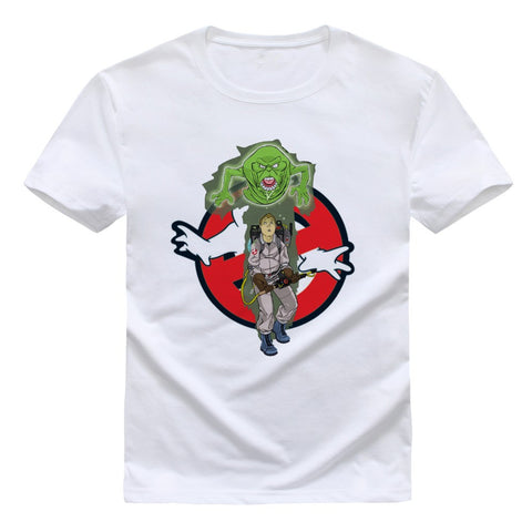 Ghostbusters Ray and Slimmer Cartoon T-Shirt