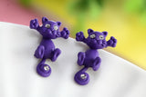 New Cute Kitten Cat Stud Earrings Multiple Color