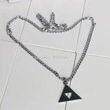 Legend of Zelda Triforce Silver Chain Necklace Pendant