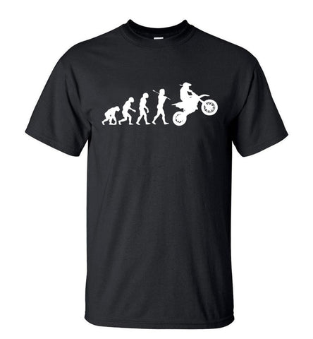 Evolution of Motorcross Funny Men's T-Shirt
