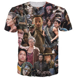 The Walking Dead Character T Shirt