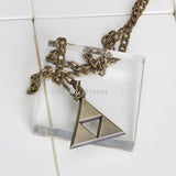 Legend of Zelda Triforce Gold Chain Necklace Pendant