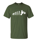 Evolution of Motorcross Funny Men's T-Shirt