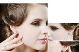 Rhinestone Crystal Silver Stud Earrings