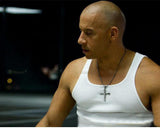 Silver Cross Necklace Dominic Toretto Fast and the Furious