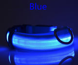 LED Dog Collar Nylon Night Safety LED Flashing Glow LED