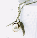 Harry Potter Quidditch Snitch Necklace Pendant