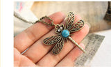 Game Of Thrones Sansa Stark Vintage Dragonfly Pendant Necklace