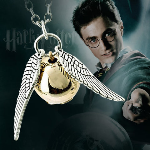 Harry Potter Quidditch Snitch Necklace Pendant