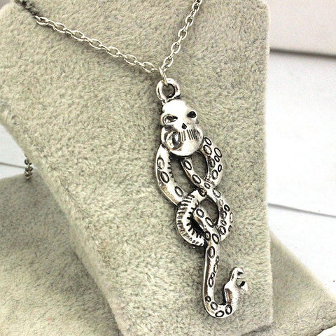Harry Potter Death Eaters Lord Voldemort Nagini Snake Necklace Pendant