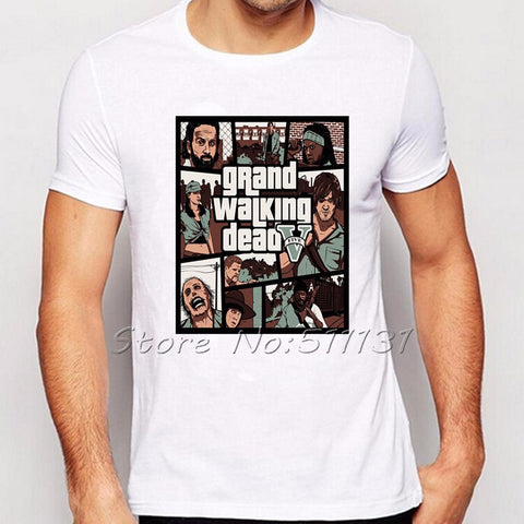 The Walking Dead Grand Theft Auto  Grand Walking Dead T Shirt