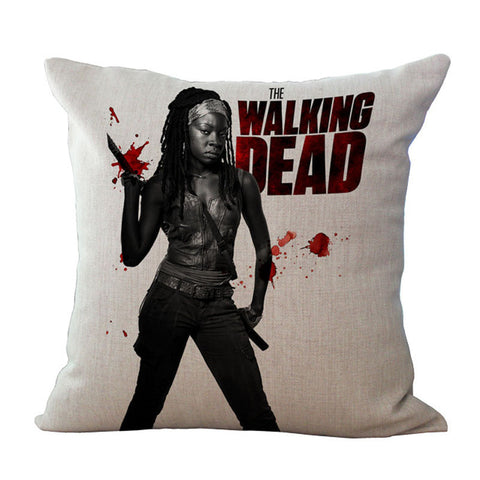The Walking Dead Michonne Throw Pillow