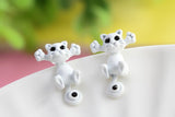 New Cute Kitten Cat Stud Earrings Multiple Color