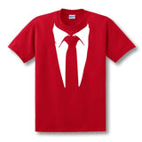 Tuxedo Retro Tie Funny Men's T-Shirt