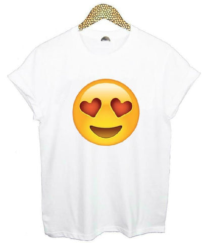 Heart Eyes Love Emoji Women's T Shirt