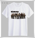 The Walking Dead Rick Daryl Michone Carol Glen Cartoon Cast T Shirt