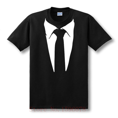 Tuxedo Retro Tie Funny Men's T-Shirt