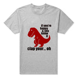 Dinasaur Funny Men's T-Shirt