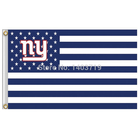 New York Giants Stars and Stripes American Flag