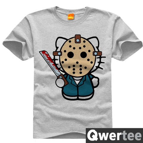 Friday the 13th Jason Voorhees Hello Kitty Horror T shirt