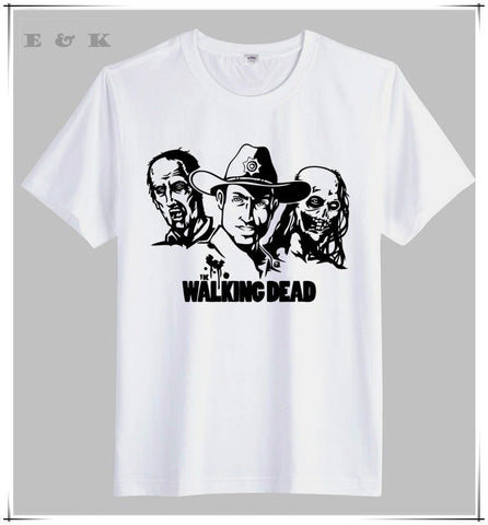 The Walking Dead Rick Walkers Biters Zomies T Shirt