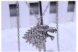 Game of Thrones Stark Wolf Necklace