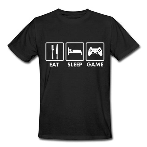 Eat Sleep Game Funny T-Shirt