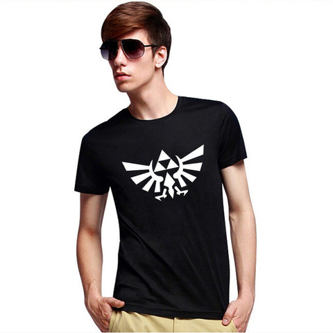 Legend Of Zelda Triforce Black T Shirt